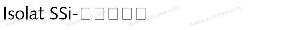 Isolat SSi字体转换